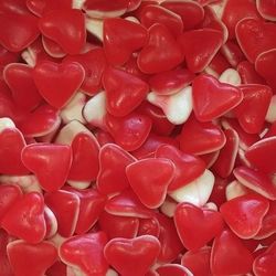Coeur rouge et blanc sucrées( 100g ) halal