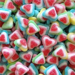 Coeurs 3D sucrées ( 100g ) halal